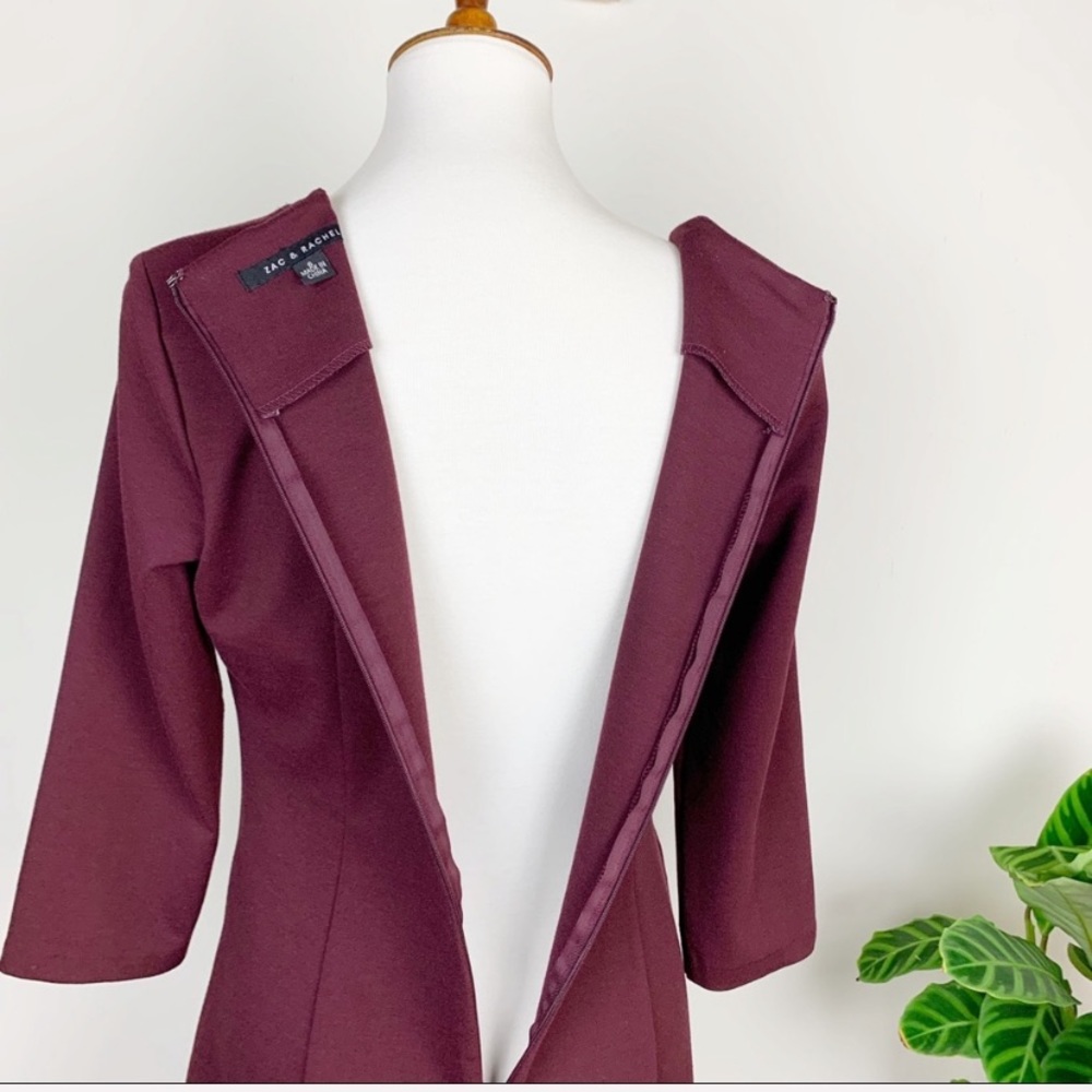 Zac & Rachel | 3/4 Sleeve Sheath Dress - Picture 6 of 8